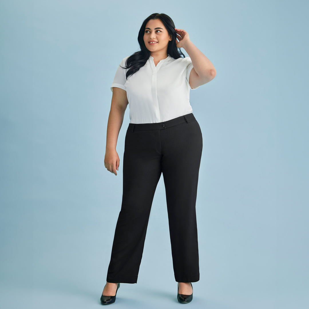 House of Uniforms The Cool Stretch Relaxed Pant | Ladies | Clearance Biz Corporates