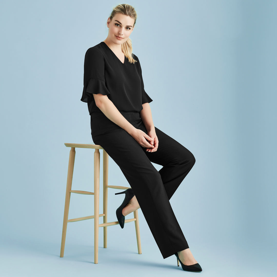 House of Uniforms The Cool Stretch Adjustable Pant | Ladies Clearance Biz Corporates