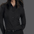 House of Uniforms The Melbourne Shirt | Ladies | 3/4 Sleeve and Long Sleeve John Kevin Black