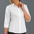 House of Uniforms The Brisbane Shirt | Ladies | 3/4 Sleeve John Kevin White