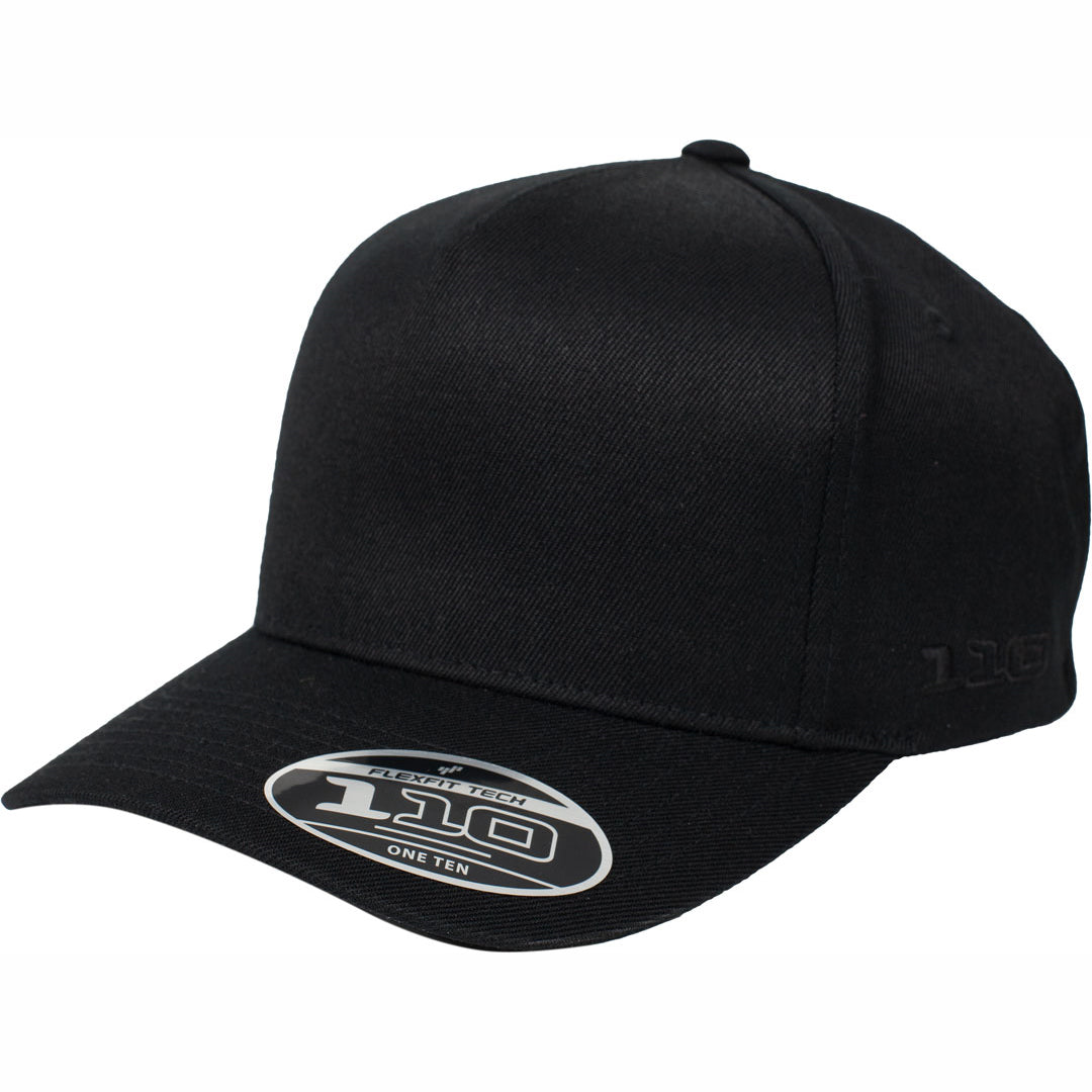 House of Uniforms The Flexfit A Frame Cap Flexfit Black