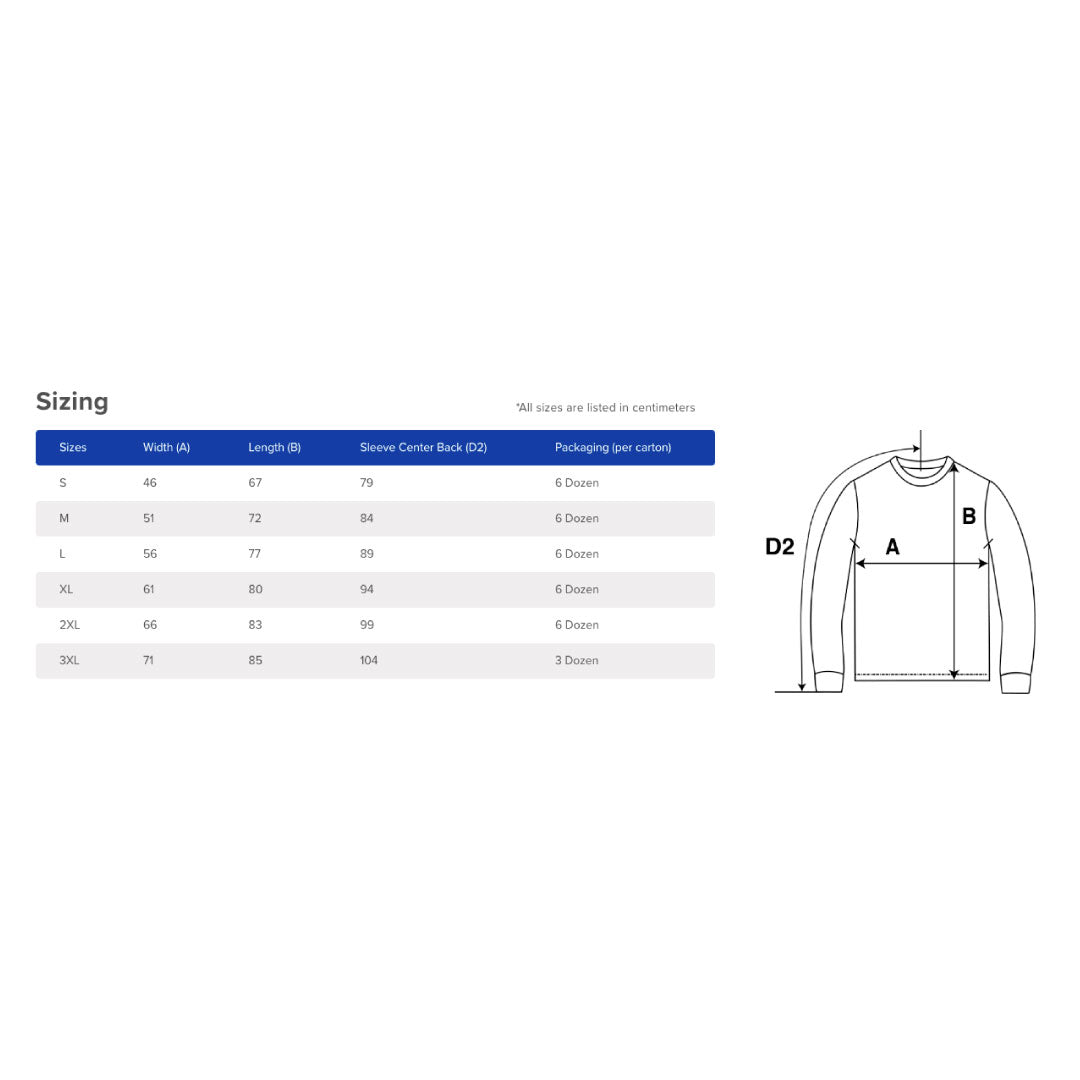 House of Uniforms The Classic Heavy Tee | Long Sleeve | Adults American Apparel