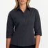 House of Uniforms The Canberra Shirt | Ladies | 3/4 Sleeve and Long Sleeve John Kevin Charcoal
