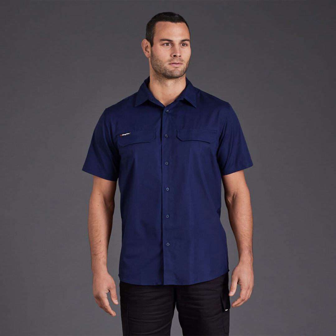 House of Uniforms The Work Cool Pro Shirt | Mens | Short Sleeve KingGee