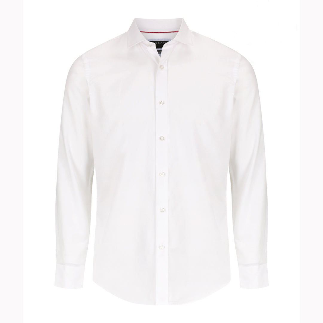 House of Uniforms The Balmoral Slim Fit Shirt | Mens | Long Sleeve Gloweave
