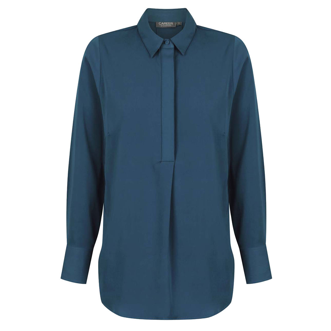 House of Uniforms The Quinn Top | Ladies | Long Sleeve Gloweave