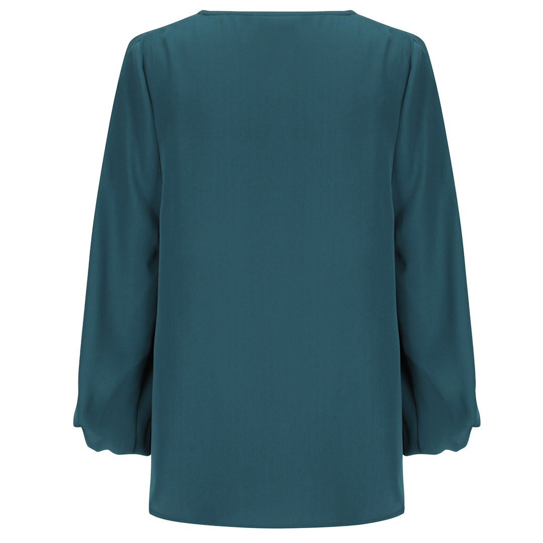 House of Uniforms The Cali V Neck Top | Ladies Gloweave