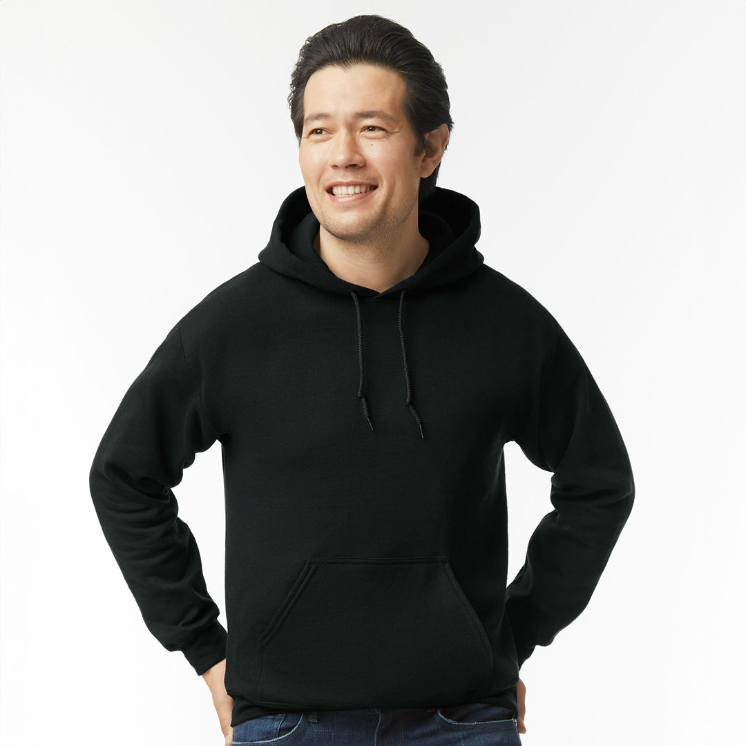 House of Uniforms The Heavy Blend Hoodie | Adults Gildan Black