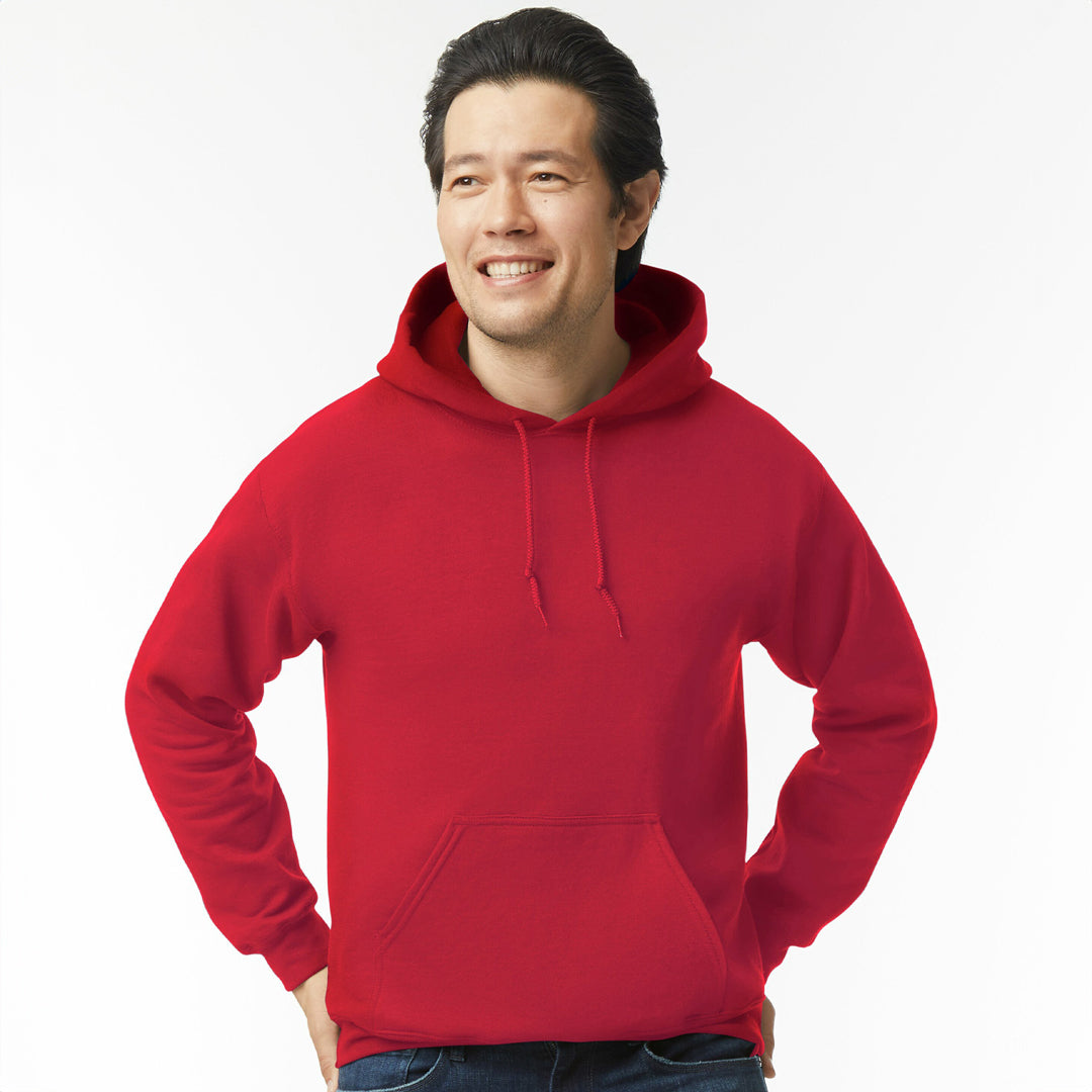 House of Uniforms The Heavy Blend Hoodie | Adults Gildan Cherry