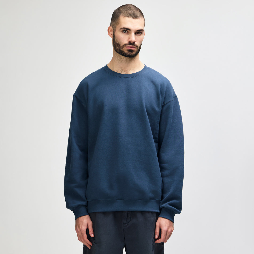 House of Uniforms The Hammer Crewneck Jumper | Adults Gildan Blue Dusk