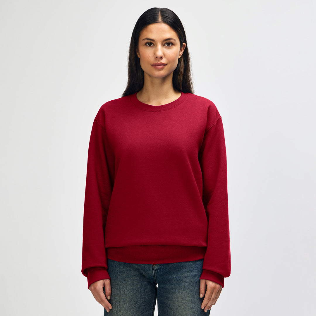 House of Uniforms The Hammer Crewneck Jumper | Adults Gildan Cherry