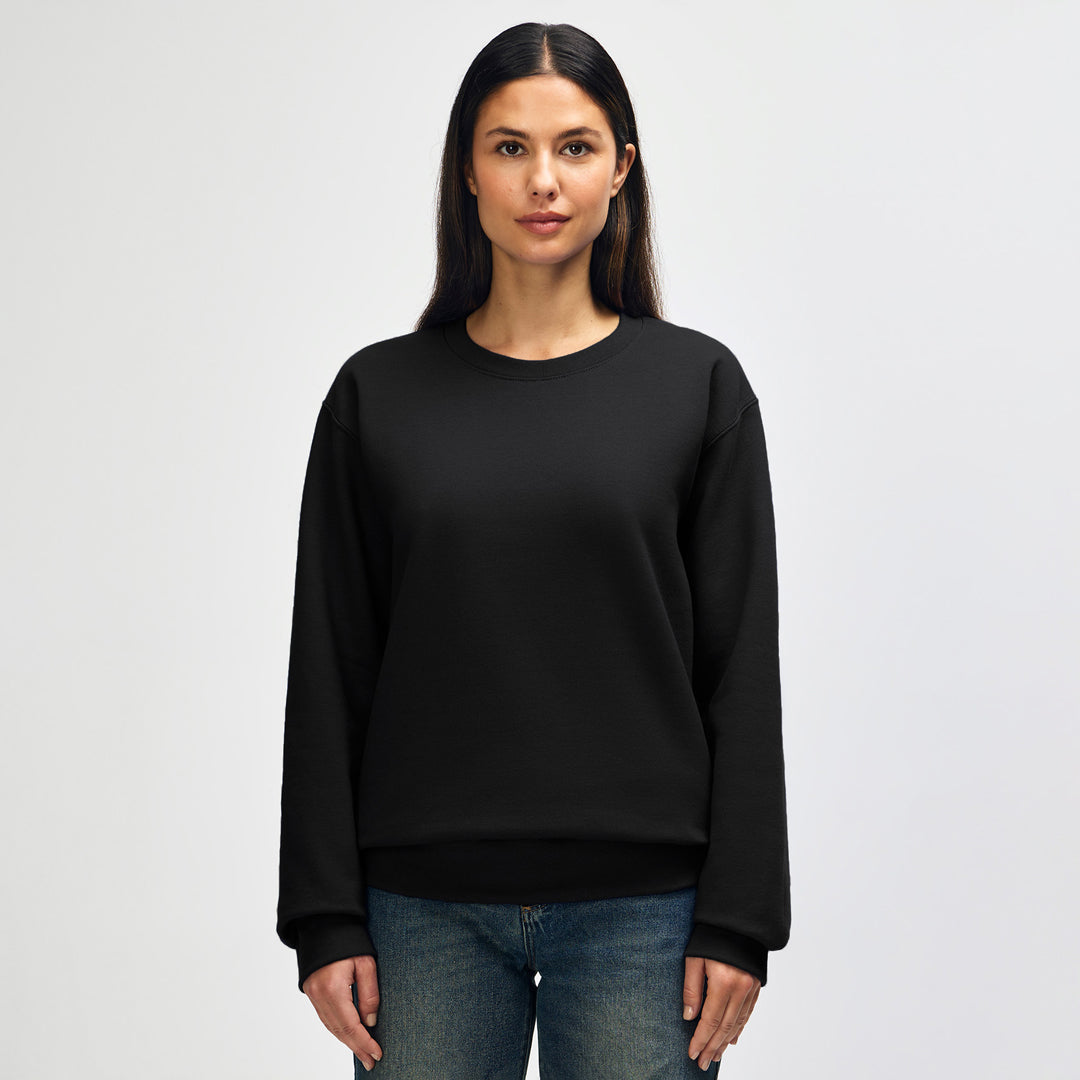 House of Uniforms The Hammer Crewneck Jumper | Adults Gildan Black