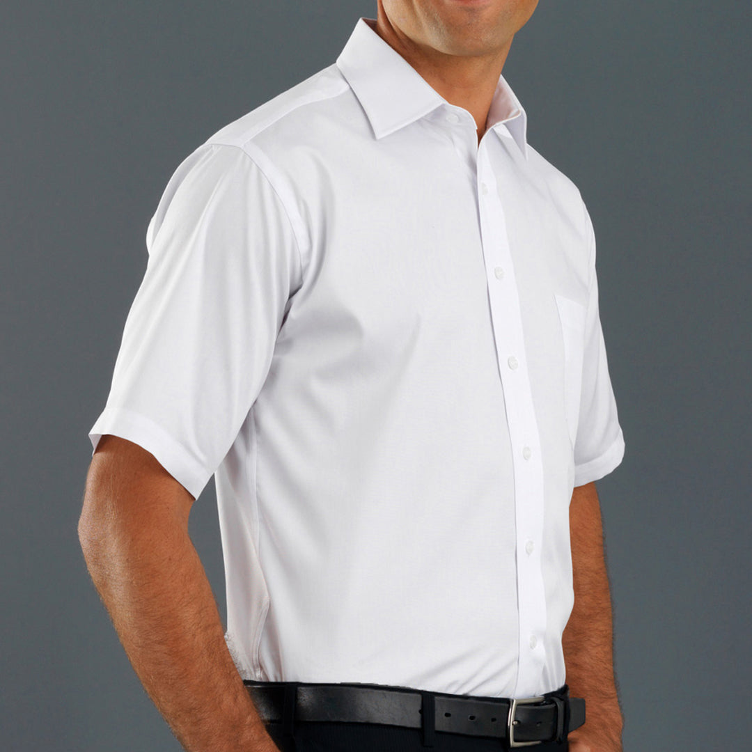 House of Uniforms The Melbourne Shirt | Mens | Short and Long Sleeve John Kevin White