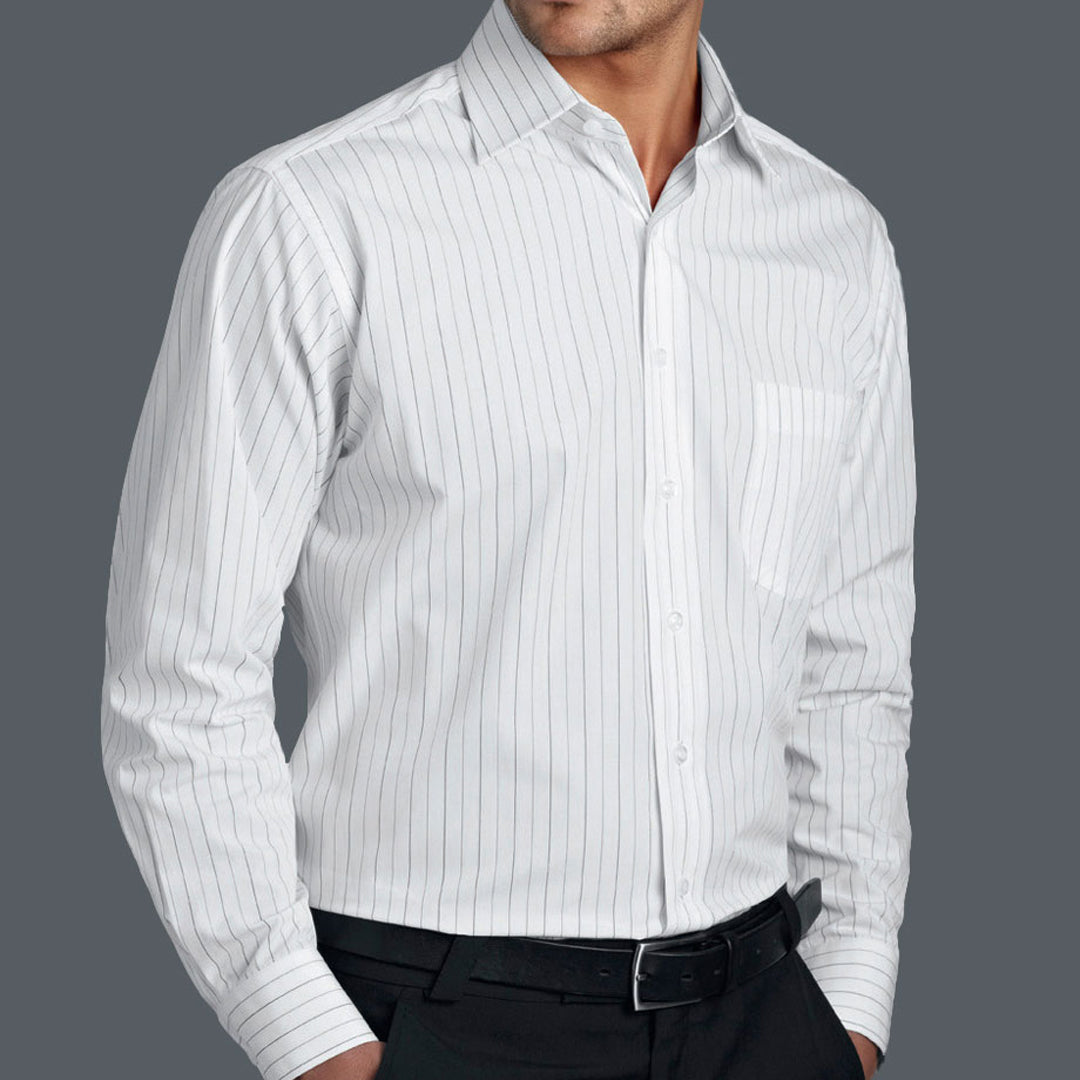 House of Uniforms The Brisbane Shirt | Mens | Short and Long Sleeve John Kevin White