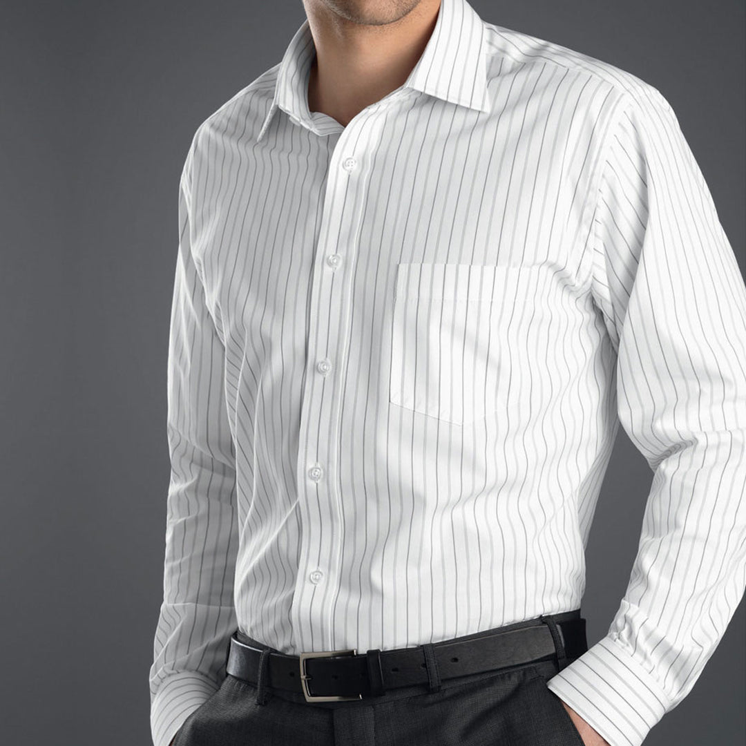 House of Uniforms The Hobart Shirt | Mens | Sleeve John Kevin Grey