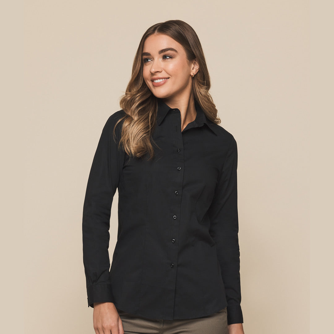 House of Uniforms The Olsen Shirt | Ladies | Long Sleeve Gloweave 