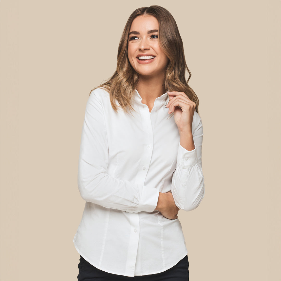 House of Uniforms The Ashton Shirt | Ladies | Long Sleeve Gloweave