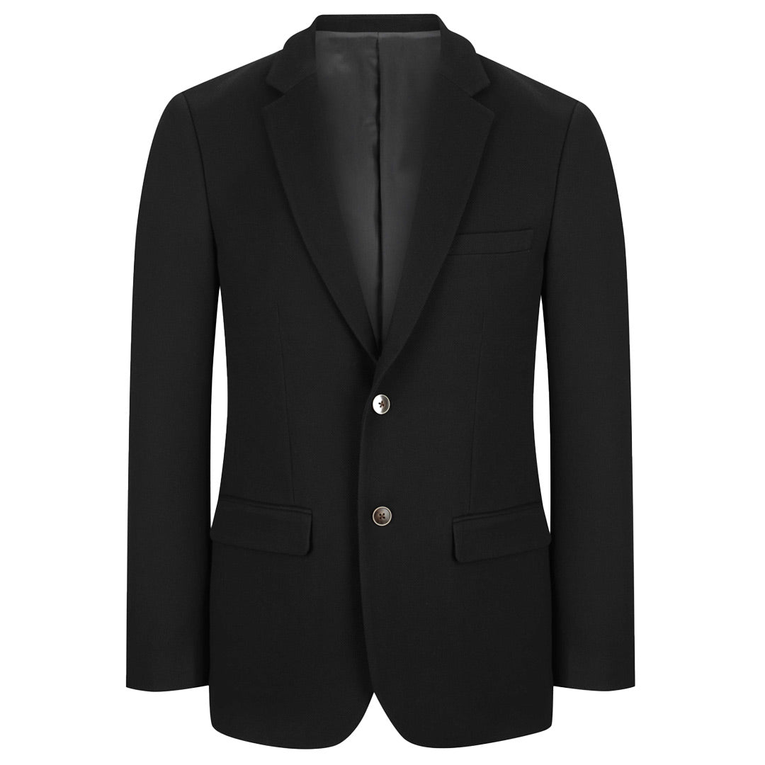 House of Uniforms The Bronte Blazer | Mens Gloweave Black