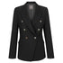 House of Uniforms The Bronte Double Breasted Blazer | Ladies Gloweave Black