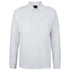 House of Uniforms The Epaulette Polo | Long Sleeve Jbs Wear White