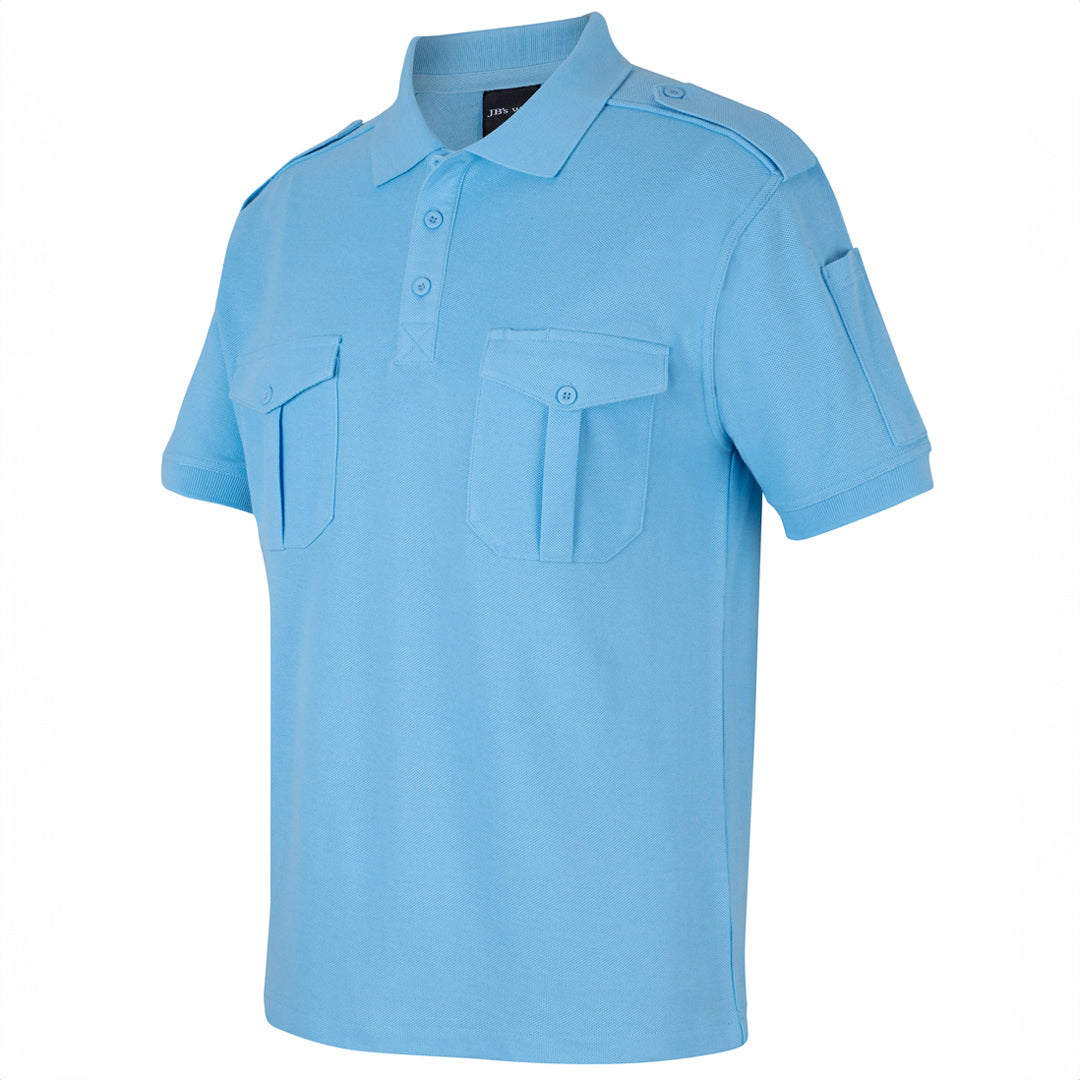 House of Uniforms The Epaulette Polo | Short Sleeve Jbs Wear
