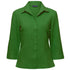 House of Uniforms The Ezylin Shirt | Ladies | 3/4 Sleeve | Plus City Collection Green