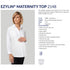 House of Uniforms The Ezylin Meghan Maternity Shirt | Long Sleeve City Collection