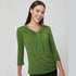 House of Uniforms The Pippa Knit Top | Ladies | 3/4 Sleeve City Collection