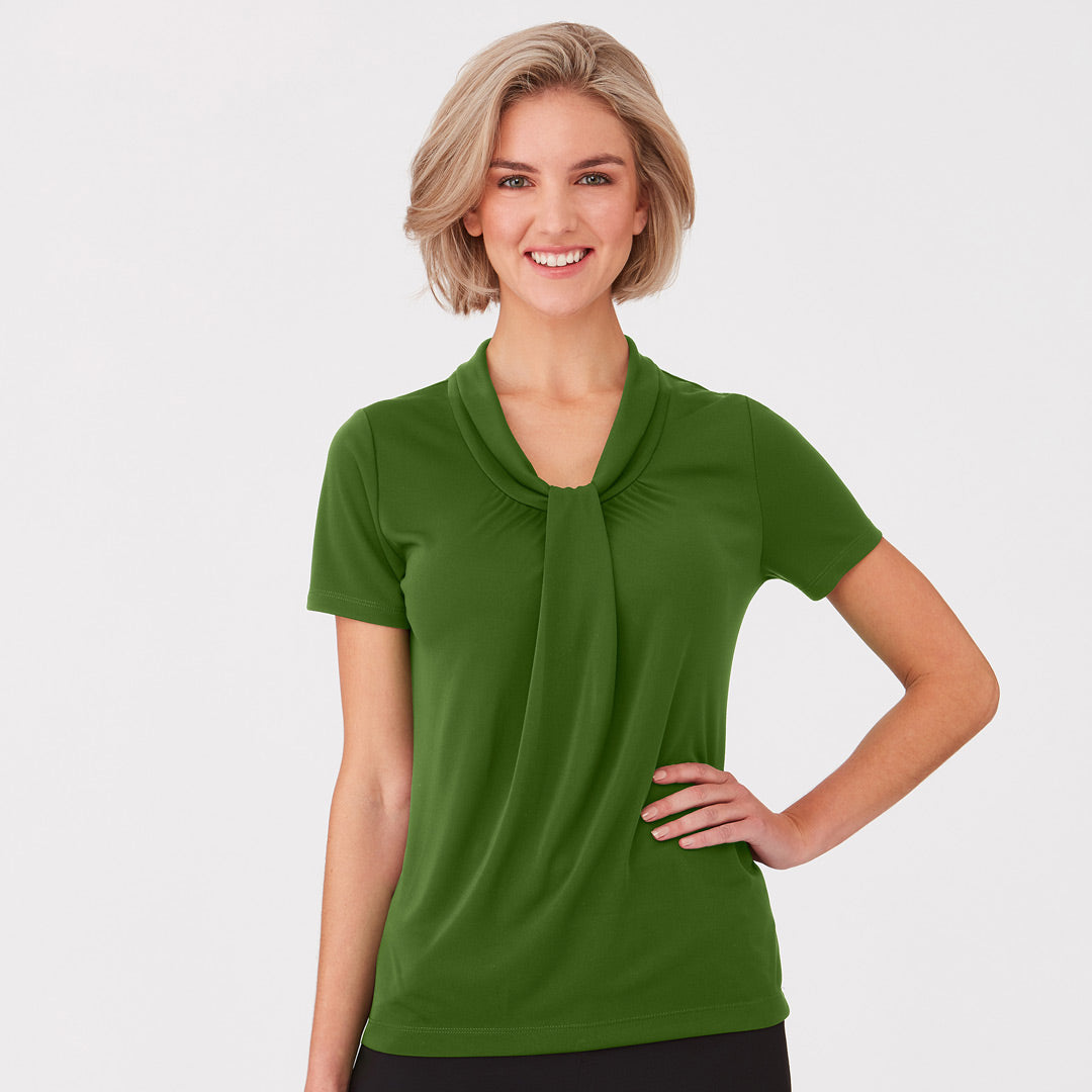 House of Uniforms The Pippa Knit Top | Ladies | Short Sleeve City Collection