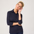 House of Uniforms The Bella Knit Top | Ladies | 3/4 Sleeve City Collection