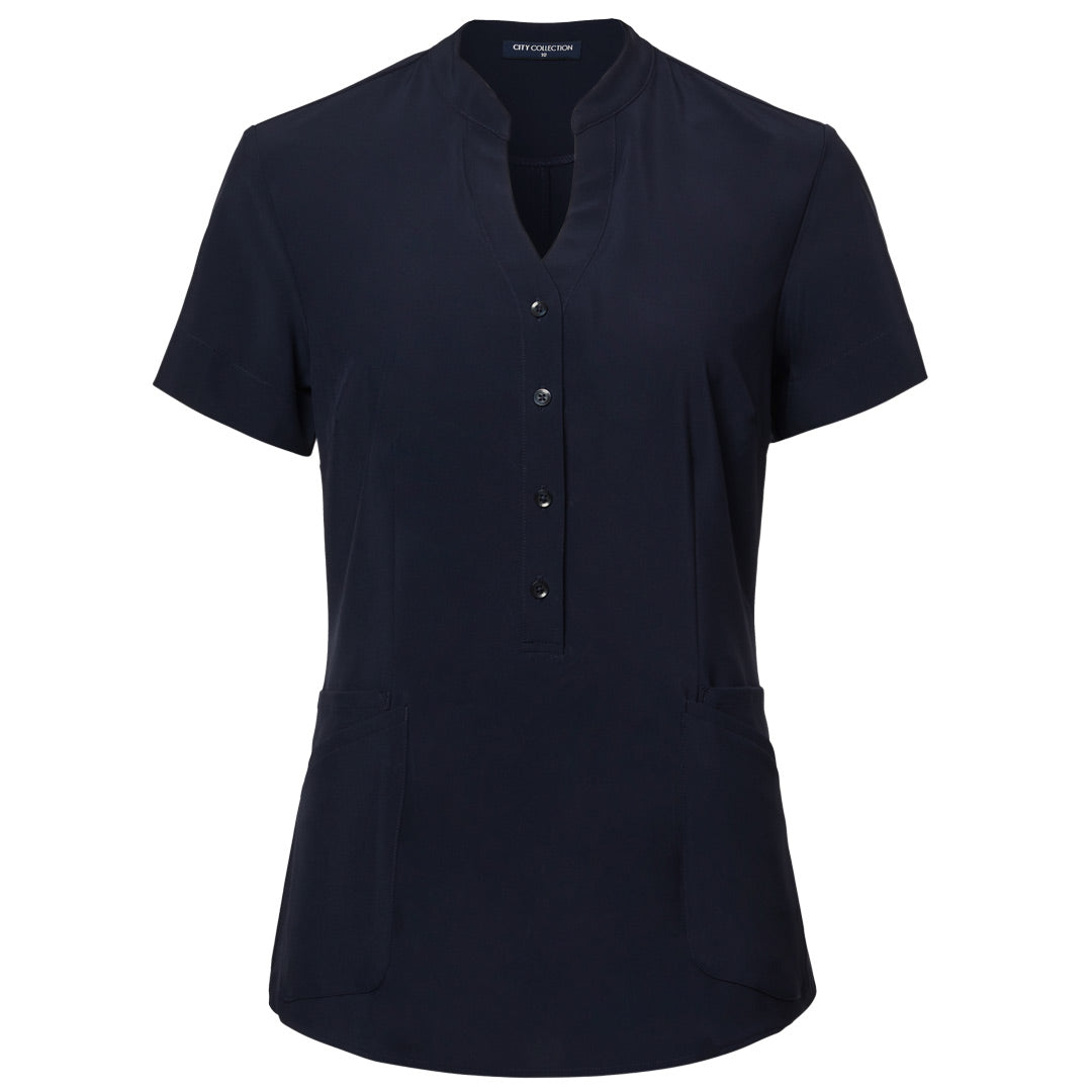 House of Uniforms The Zip Back Tunic | Ladies City Collection Navy