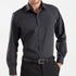 House of Uniforms The Canberra Shirt | Mens | Long Sleeve John Kevin Charcoal
