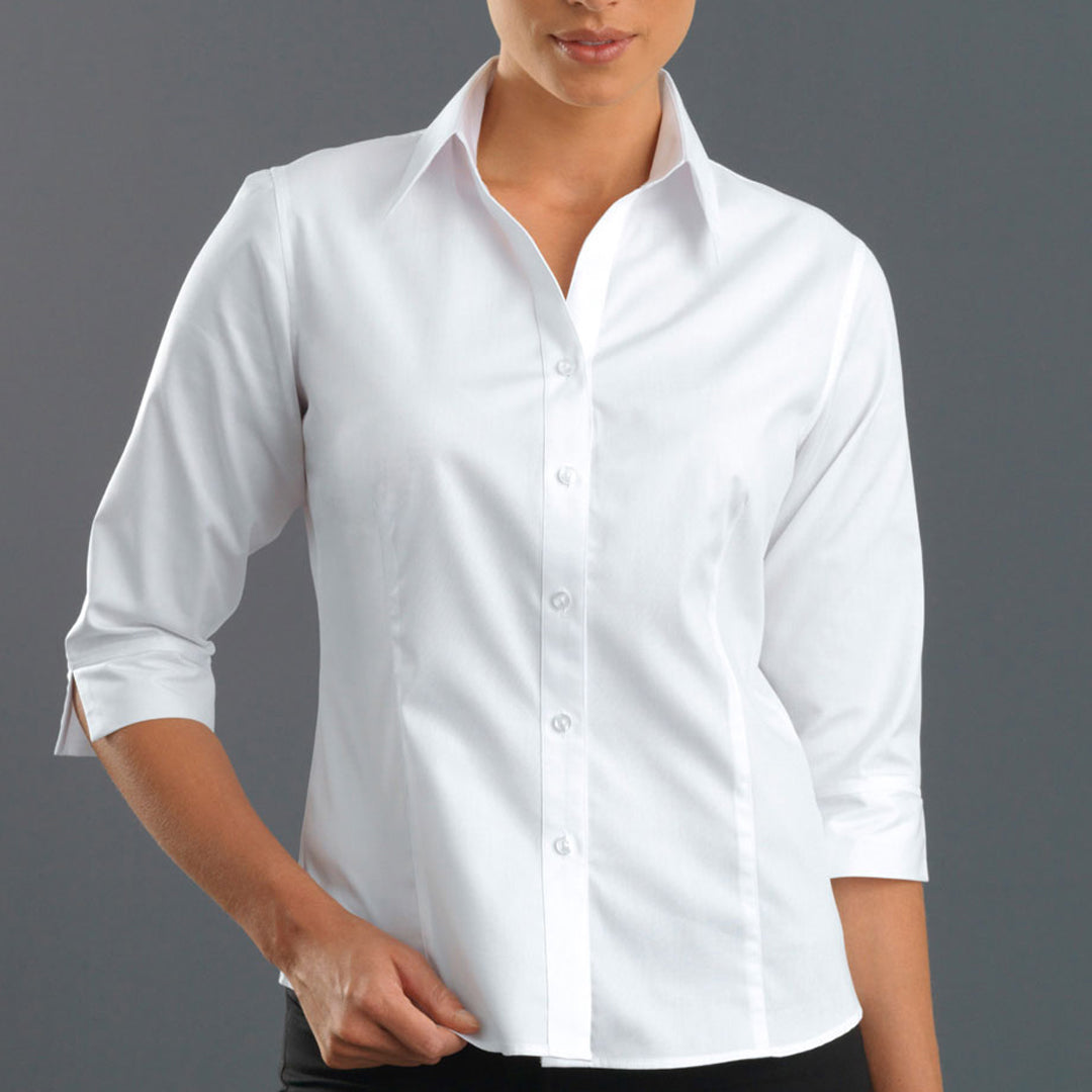 House of Uniforms The Dublin Shirt | Ladies | 3/4 Sleeve and Long Sleeve John Kevin White