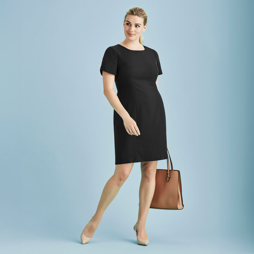 House of Uniforms The Cool Stretch Dress | Short Sleeve Biz Corporates