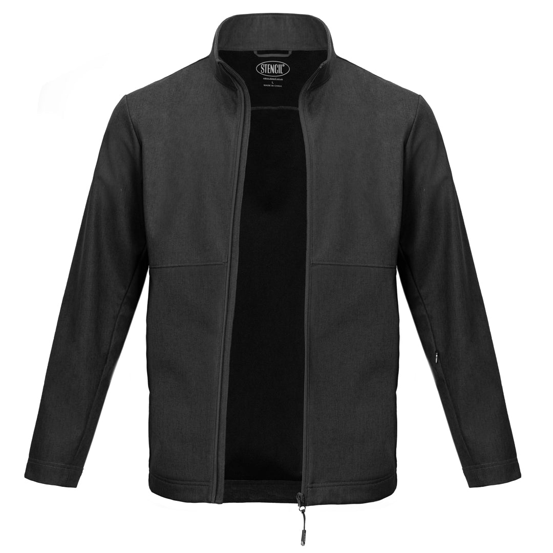 House of Uniforms The Epiq Jacket | Mens Stencil Black Marle