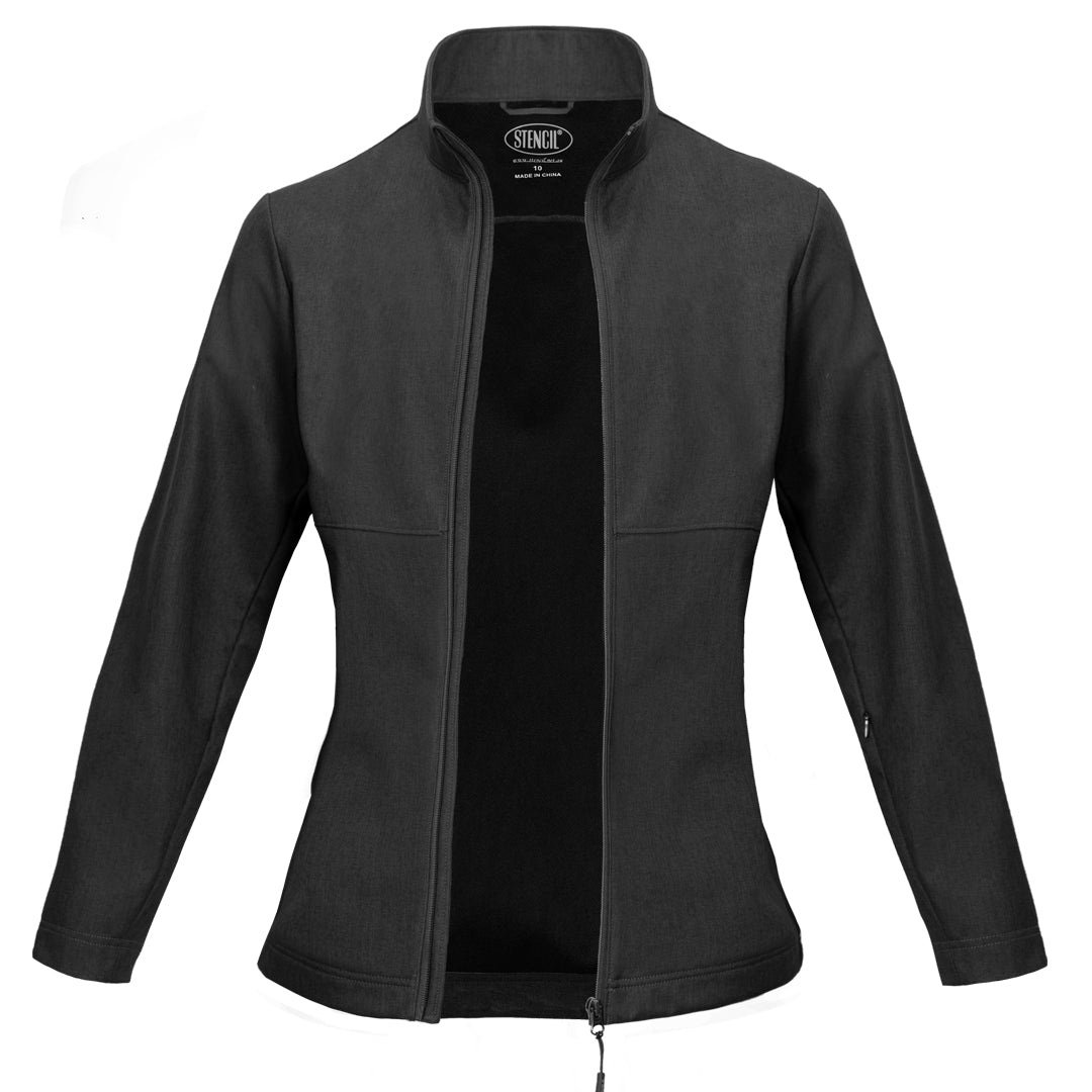 House of Uniforms The Epiq Jacket | Ladies Stencil Black Marle