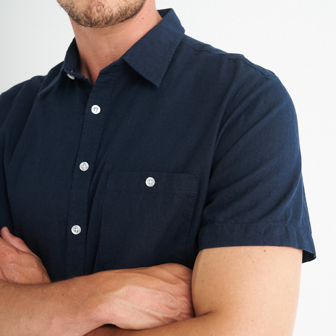 House of Uniforms The Floyd Shirt | Mens | Short Sleeve Identitee