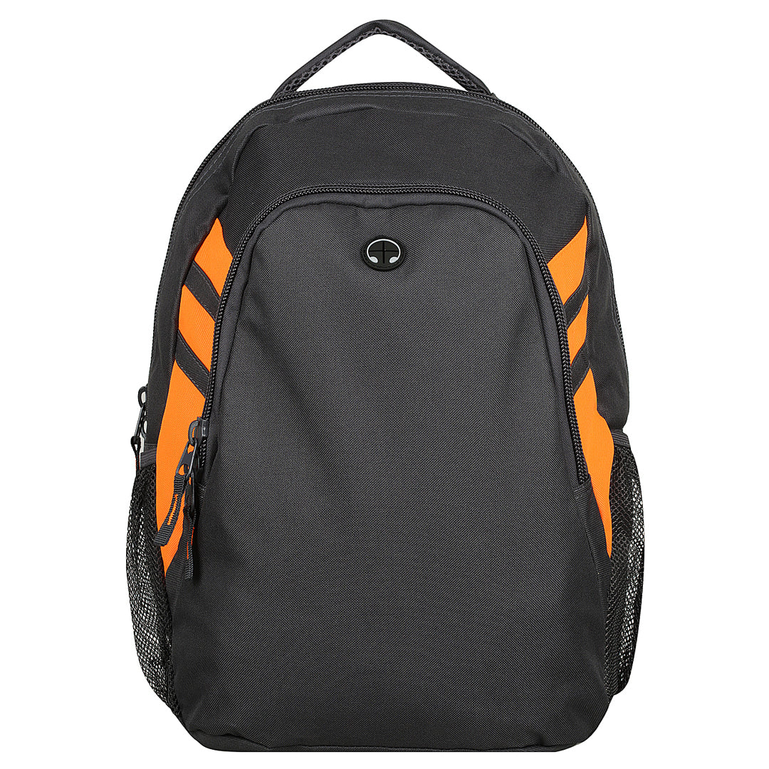 House of Uniforms The Tasman Backpack Aussie Pacific Slate/Neon Orange