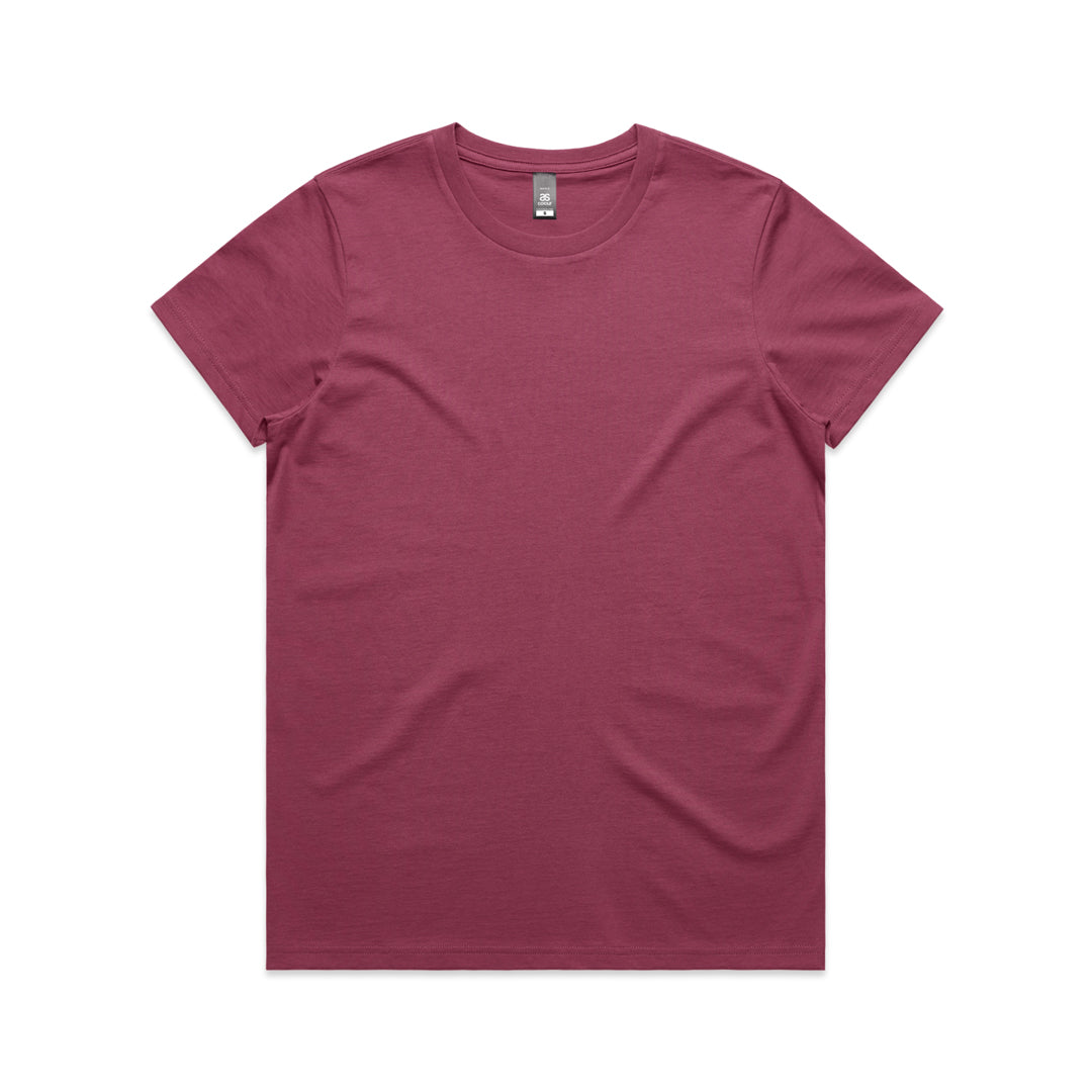 House of Uniforms The Maple Tee | Ladies | Short Sleeve AS Colour Berry-as