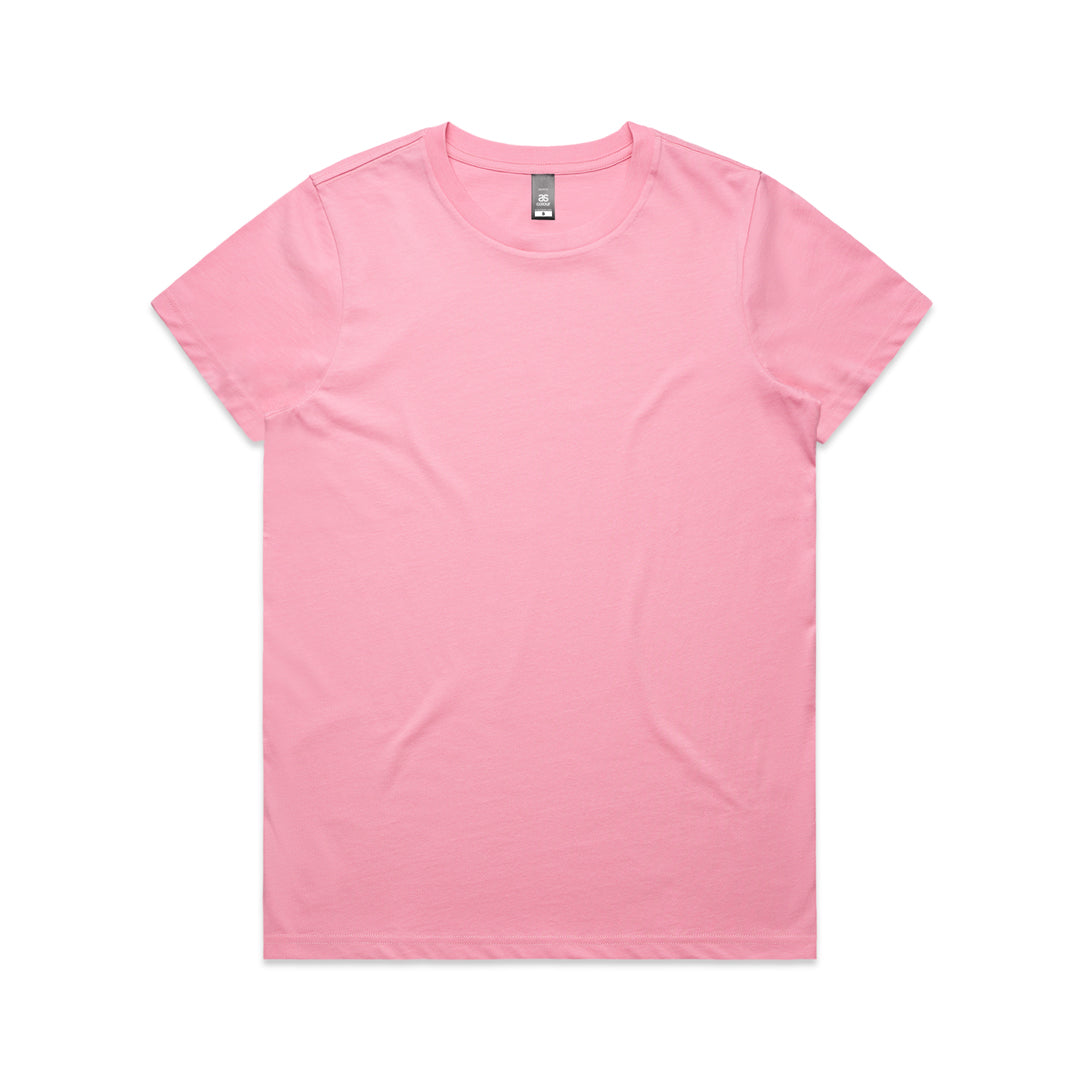 House of Uniforms The Maple Tee | Ladies | Short Sleeve AS Colour Bubblegum