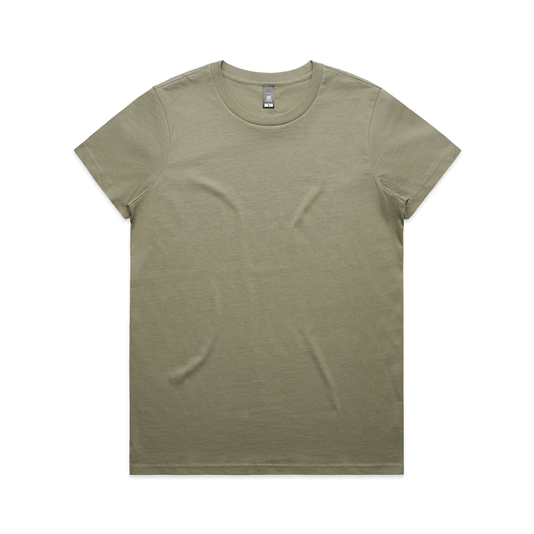 House of Uniforms The Maple Tee | Ladies | Short Sleeve AS Colour Eucalyptus