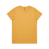 House of Uniforms The Maple Tee | Ladies | Short Sleeve AS Colour Mustard