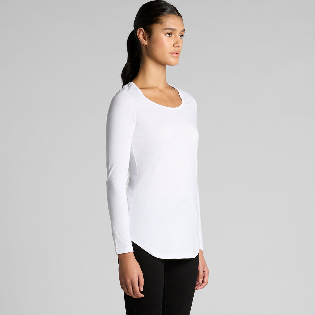 House of Uniforms The Mali Long Sleeve Tee | Ladies AS Colour