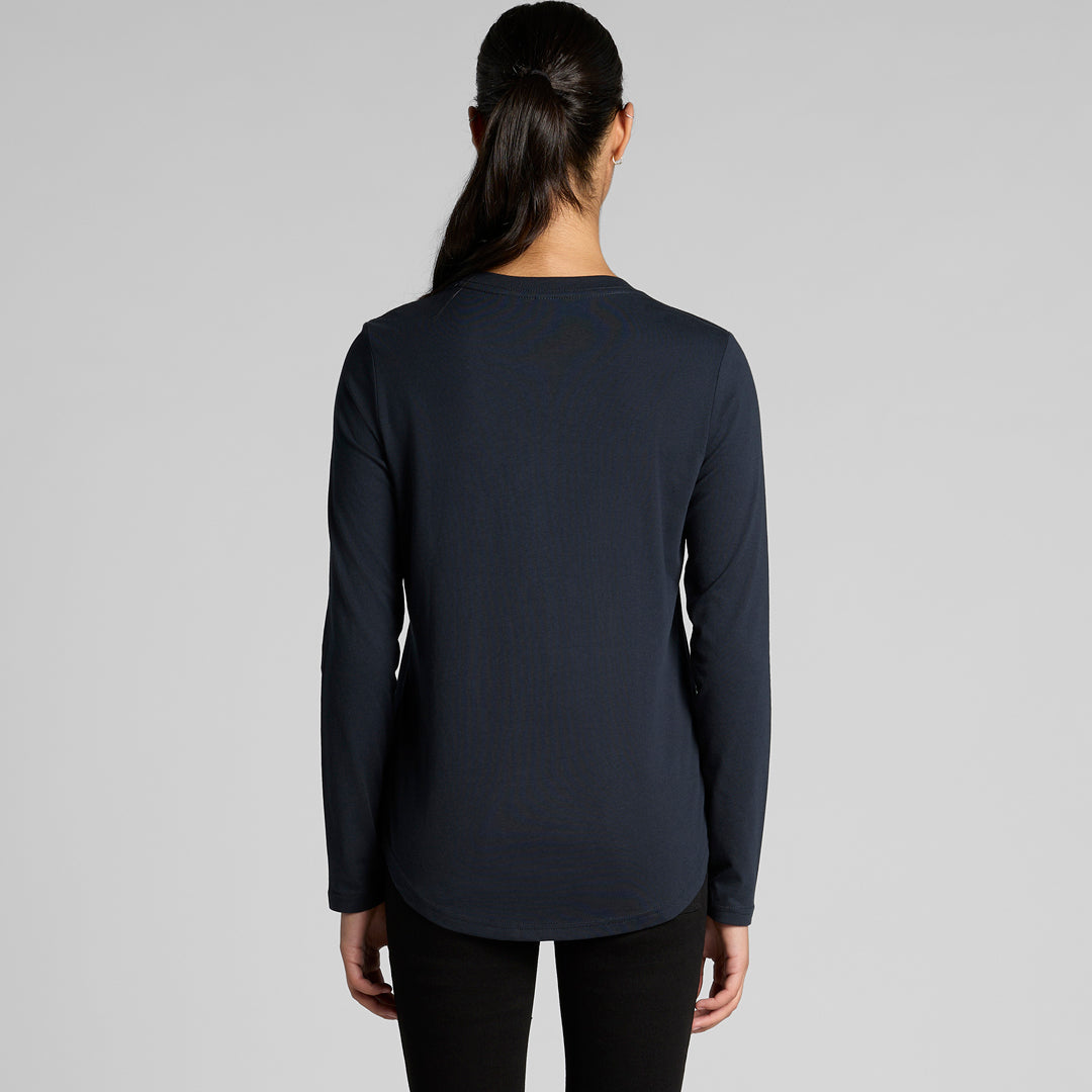 House of Uniforms The Maple Curve Tee | Ladies | Long Sleeve AS Colour