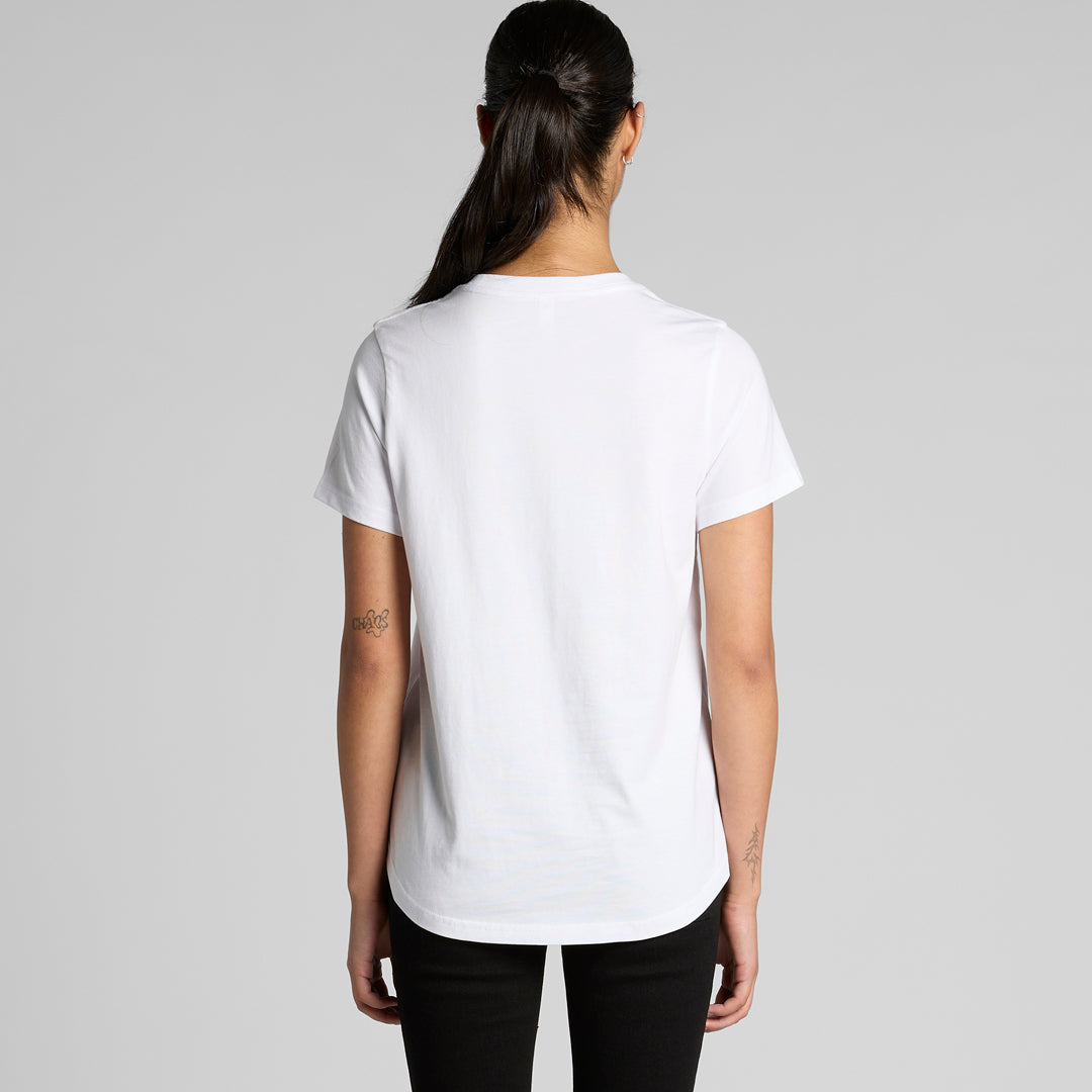 House of Uniforms The Maple Curve Tee | Ladies | Short Sleeve AS Colour