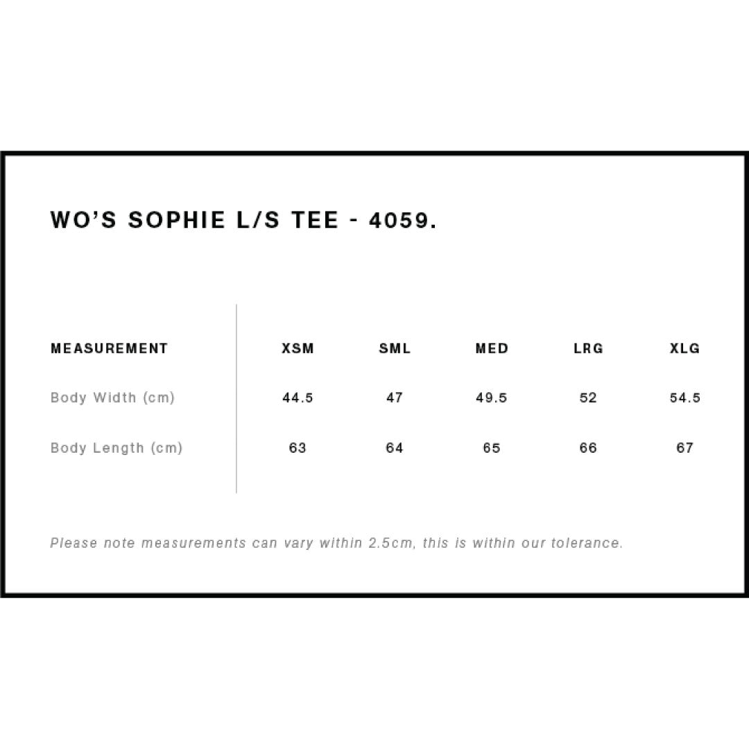 House of Uniforms The Sophie Tee | Ladies | Long Sleeve AS Colour