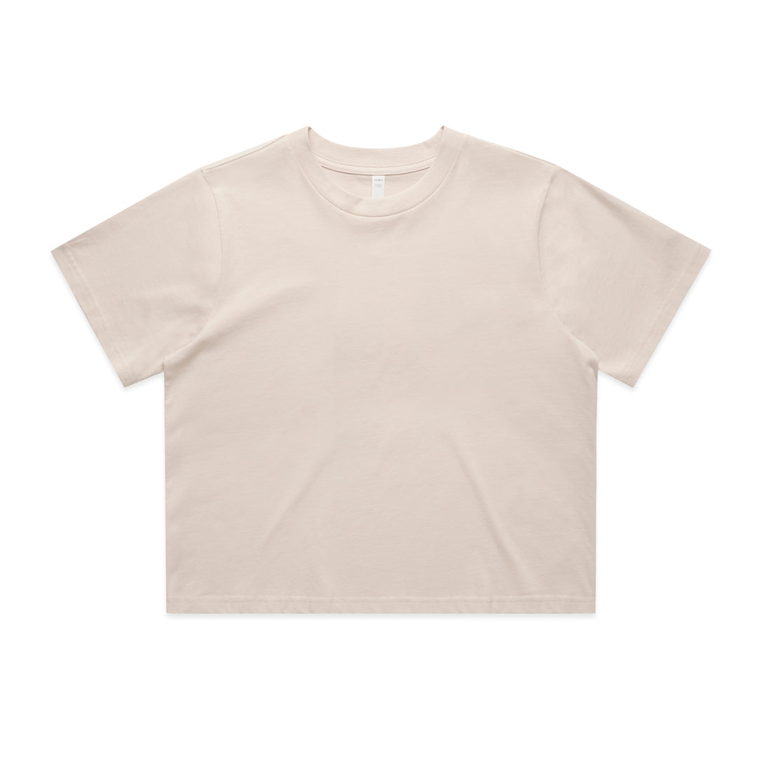 House of Uniforms The Classic Crop Tee | Ladies | Short Sleeve AS Colour Bone