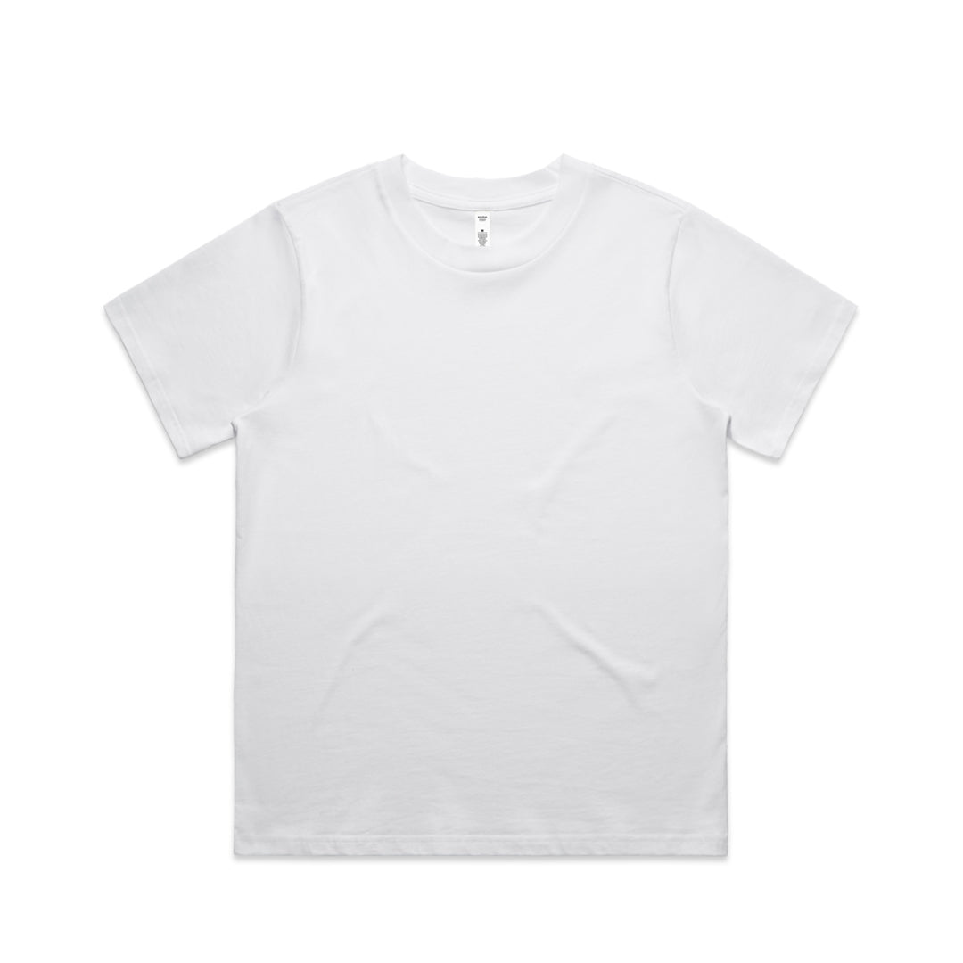 House of Uniforms The Classic Minus Tee | Ladies | Short Sleeve AS Colour White
