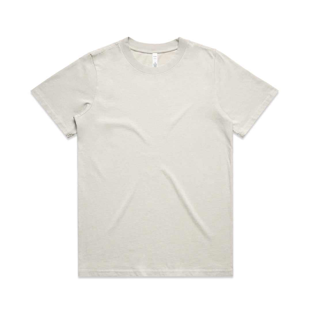 House of Uniforms The Heavy Faded Tee | Ladies | Short Sleeve AS Colour Bone