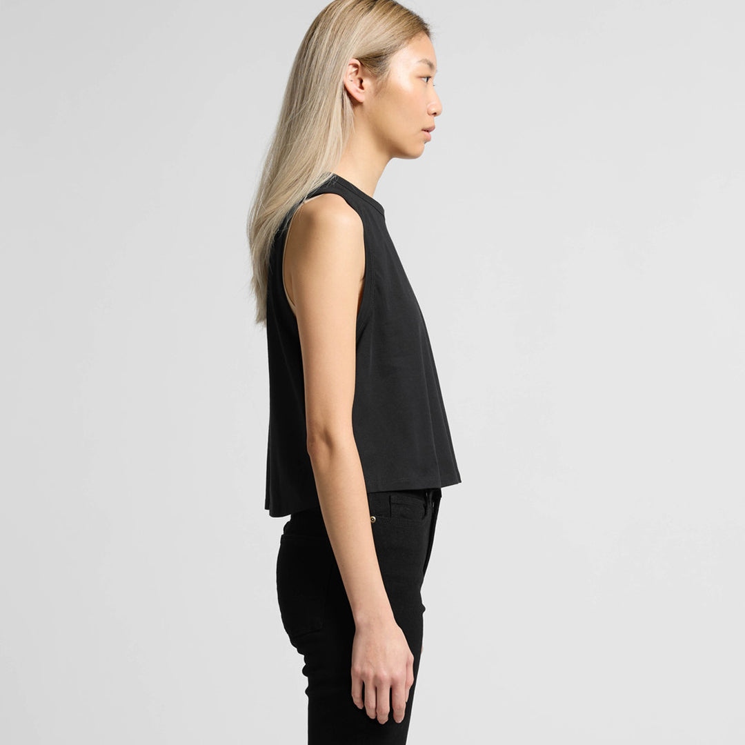 House of Uniforms The Martina Crop Tank | Ladies AS Colour